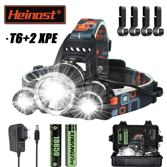 USB Rechargeable Headlamp: Powerful LED Flashlight Lantern