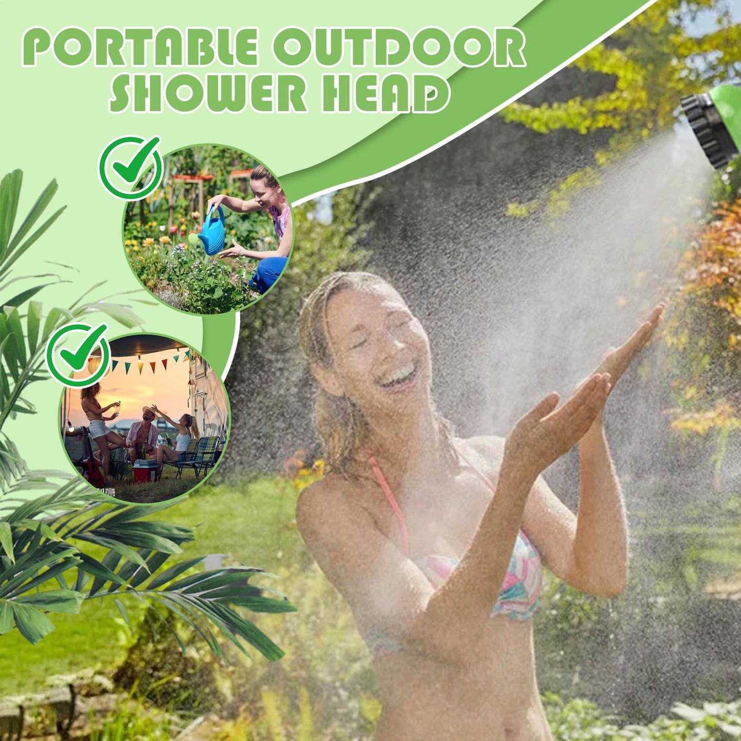 Portable Camp Shower 8L: Multi-Use Sprayer for Outdoors