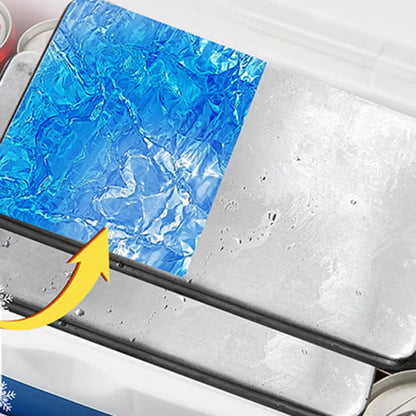 Ice Packs for Lunch Boxes Stainless Steel Cold Packs Long Lasting Quick Freeze Reusable Cooler Camping Kitchen Accessories