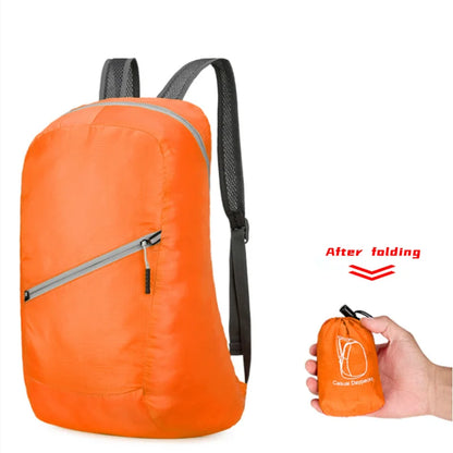 Backpack: Portable Foldable Travel Backpack - Waterproof & Unisex