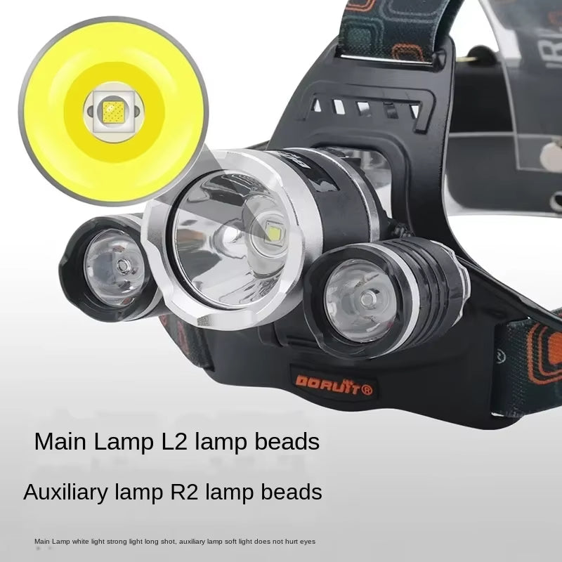 USB Rechargeable Headlamp: Powerful LED Flashlight Lantern