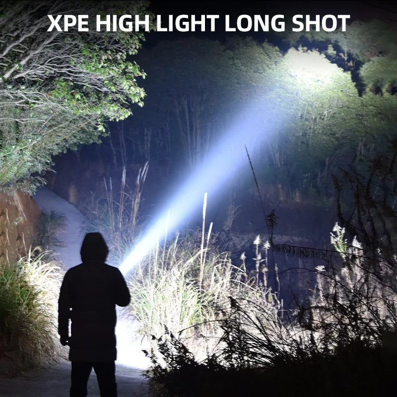 Flash Lights: High Power LED Flashlight - Rechargeable, Waterproof, Multifunction