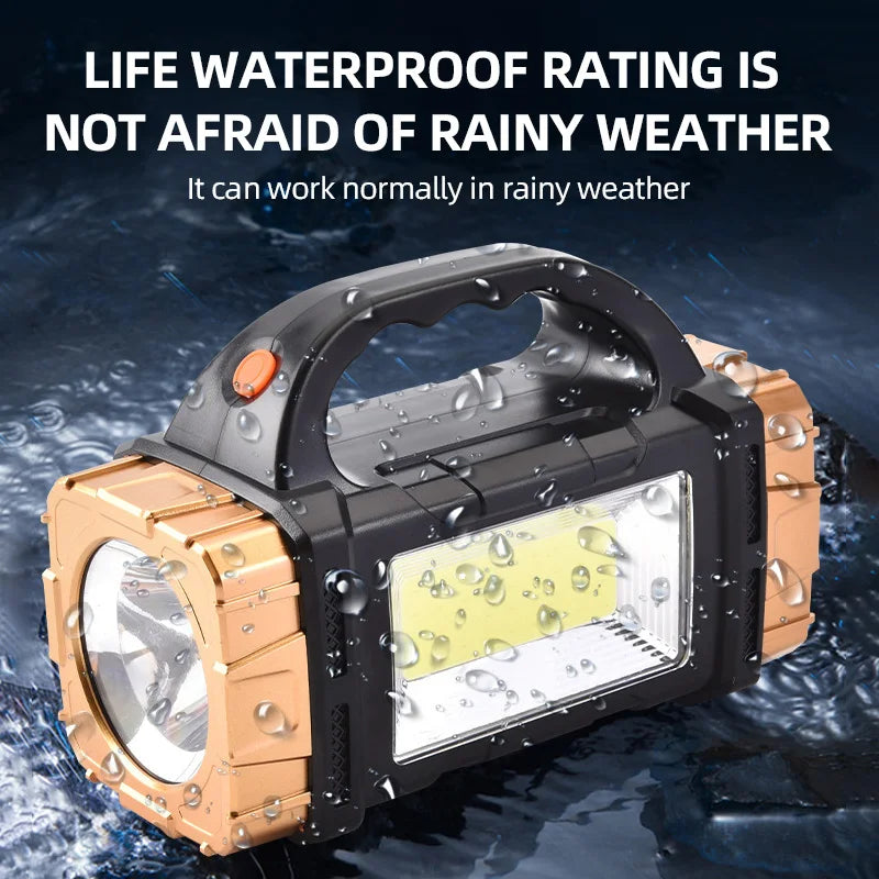 Flash Lights: High Power LED Flashlight - Rechargeable, Waterproof, Multifunction