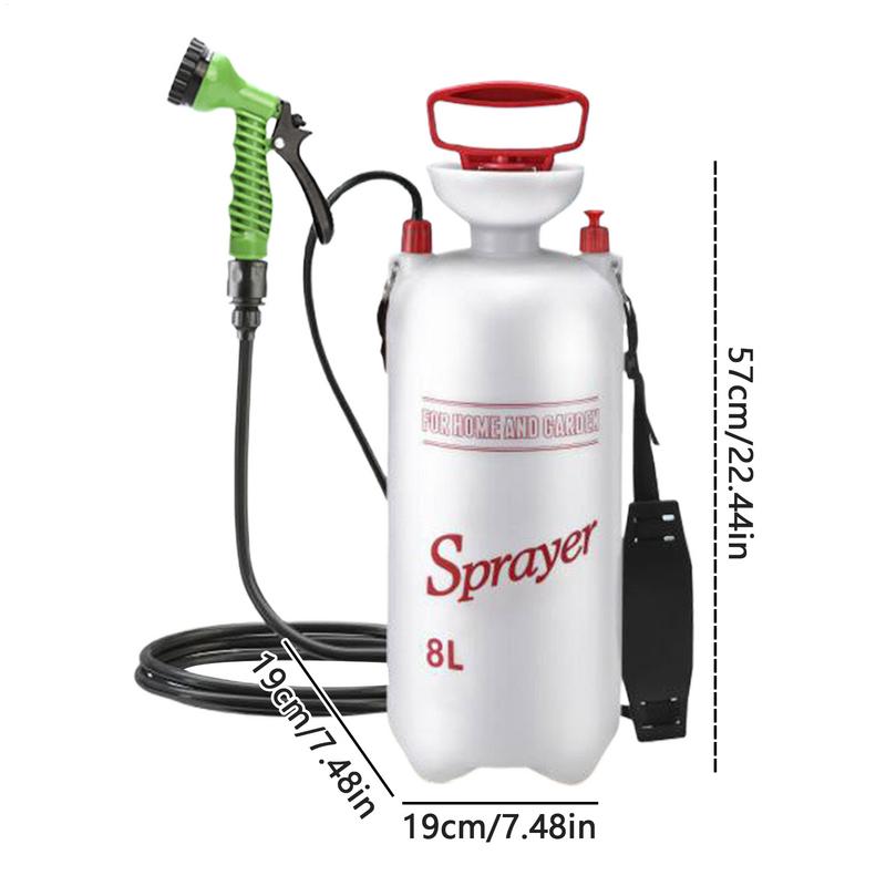 Portable Camp Shower 8L: Multi-Use Sprayer for Outdoors