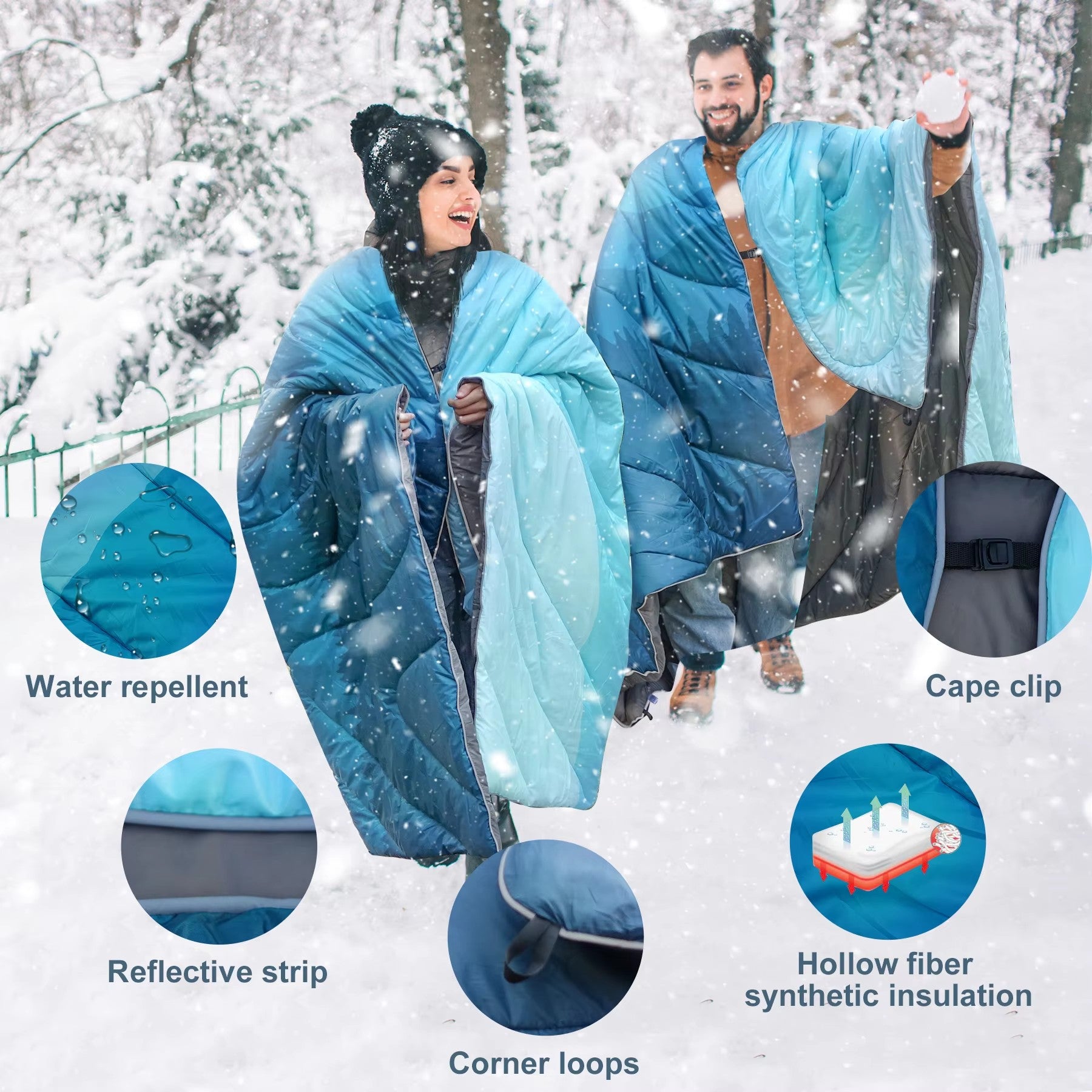 Camping Blanket - Waterproof 200x140cm - Cozy & Portable