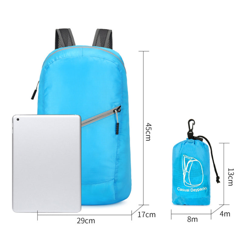 Backpack: Portable Foldable Travel Backpack - Waterproof & Unisex