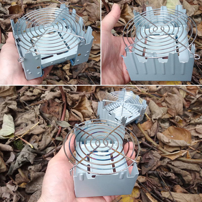Camping Stove: Alcohol Solid Fuel - Portable BBQ & Camping Essential