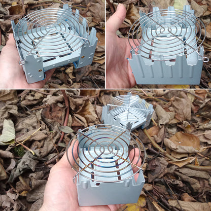 Camping Stove: Alcohol Solid Fuel - Portable BBQ & Camping Essential