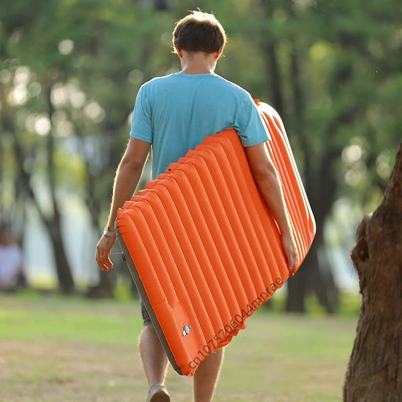 Inflatable Mattress & Camping Pillow - Moisture-Proof Pad
