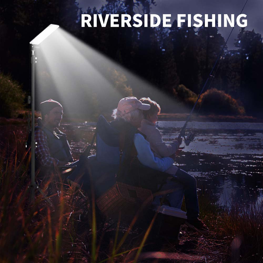 Portable LED Outdoor Camping Lamp: LED Work Light USB Tripod 