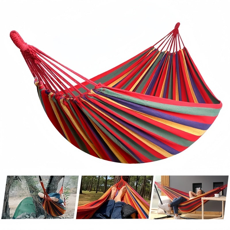 Outdoor Camping Hammock - Double Thick & Portable