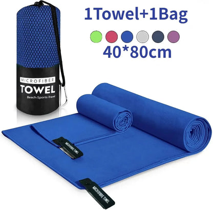 Quick-Dry Towel 40x80CM - Swim, Gym, Beach, Camping