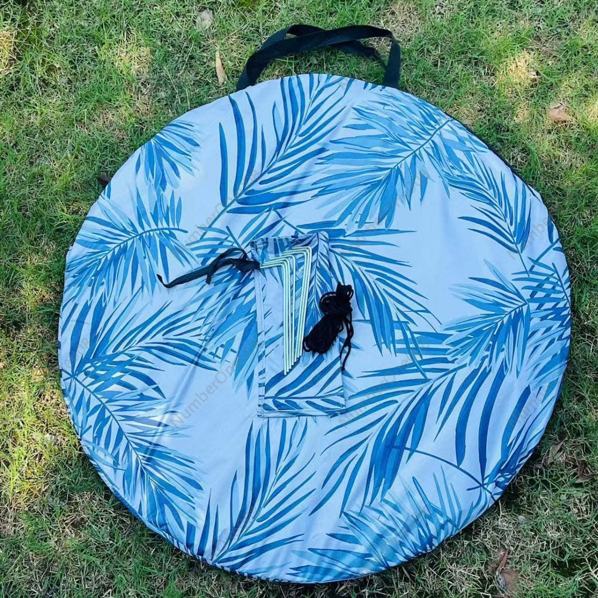 Beach Tent Sun Protection, Windproof Pop-Up, Easy Setup