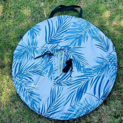 Beach Tent Sun Protection, Windproof Pop-Up, Easy Setup