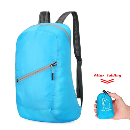 Backpack: Portable Foldable Travel Backpack - Waterproof & Unisex