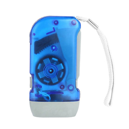 Hand Crank Flashlight: LED Dynamo Emergency Camping Torch