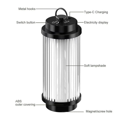 3000mAh 38-KT 38 Light 38 Explore USB Rechargeable Camping Lanterns Outdoor Tent lamp Powerful Mini LED Flashlights Camp Light