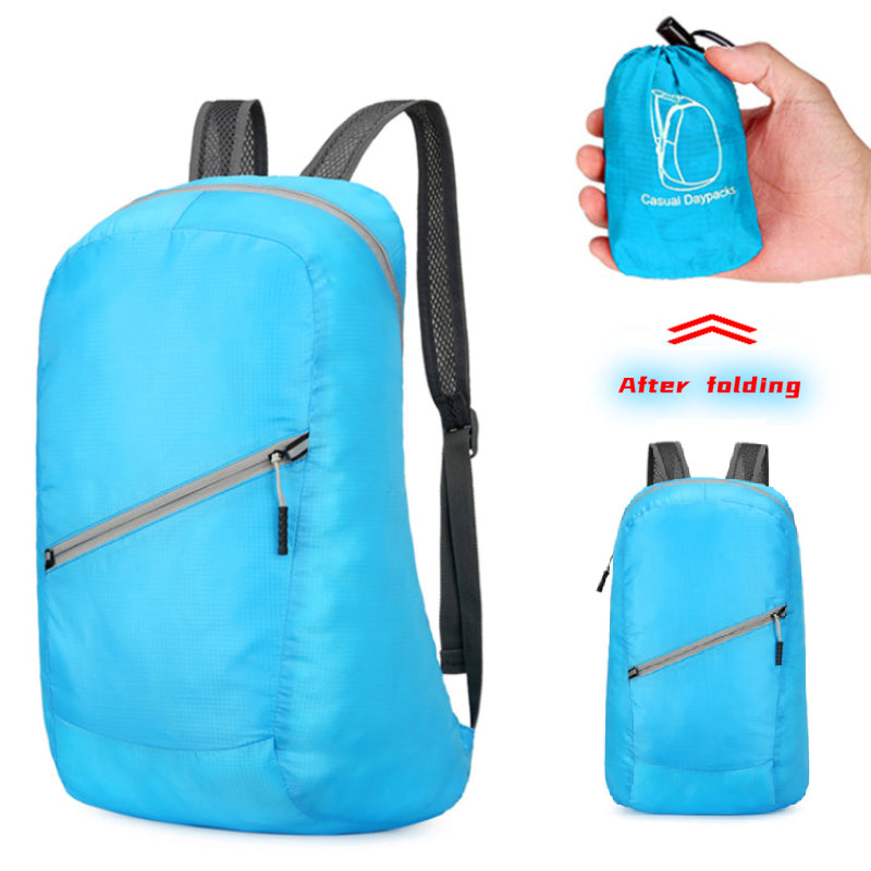 Backpack: Portable Foldable Travel Backpack - Waterproof & Unisex