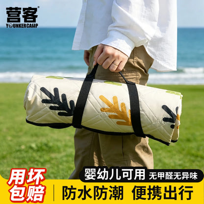 GERC Outdoor Camping Picnic Mat Moisture-proof And Waterproof Portable Spring Outings Foldable