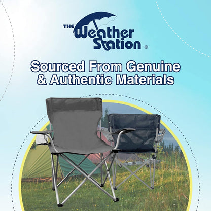 Camping Chair: Portable Weather Station Chair - Lightweight & Comfy Outdoor