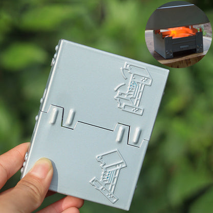 Camping Stove: Alcohol Solid Fuel - Portable BBQ & Camping Essential