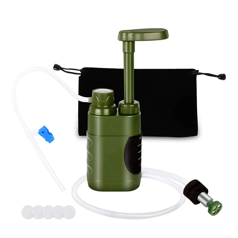 Outdoor Water Filter: Portable Camping Purifier System