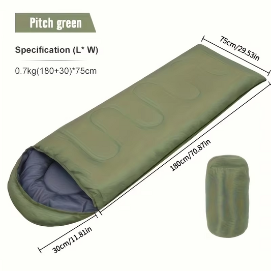Polyester Camping Sleeping Bag - 4 Seasons, Portable Design