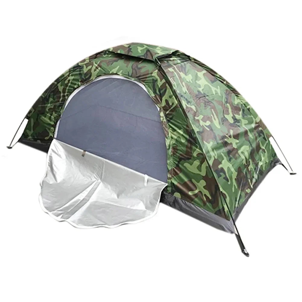 SPORTFUNSF Single 2 Person Ultralight Portable Camping Garden Tent With Anti-UV Coating Waterproof Outdoor Hiking Travel Tent