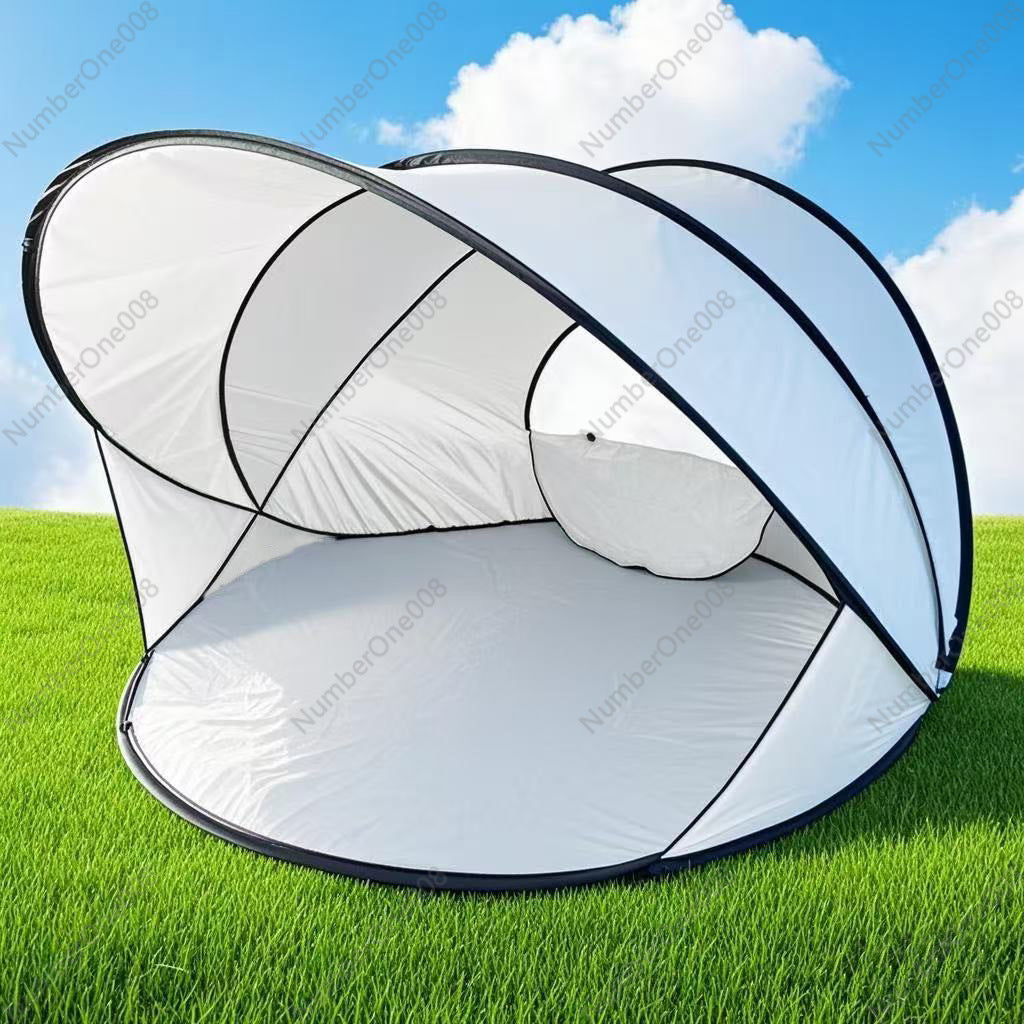 Beach Tent Sun Protection, Windproof Pop-Up, Easy Setup
