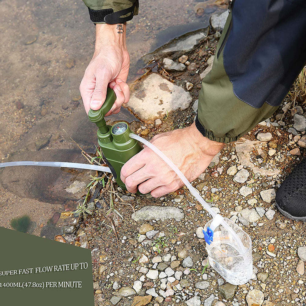 Outdoor Water Filter: Portable Camping Purifier System