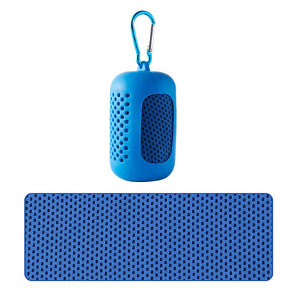 Cooling Quick Dry Towel: Silicone Wrapped for Sports & Beach