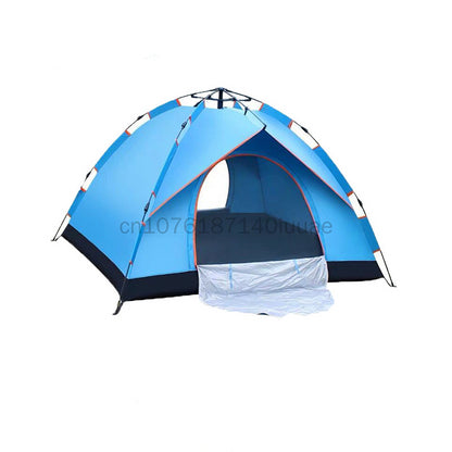 Camping Tent: Automatic Quick-Open Tent - Thickened, Sunscreen, Rainproof