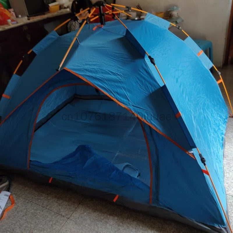 Camping Tent: Automatic Quick-Open Tent - Thickened, Sunscreen, Rainproof