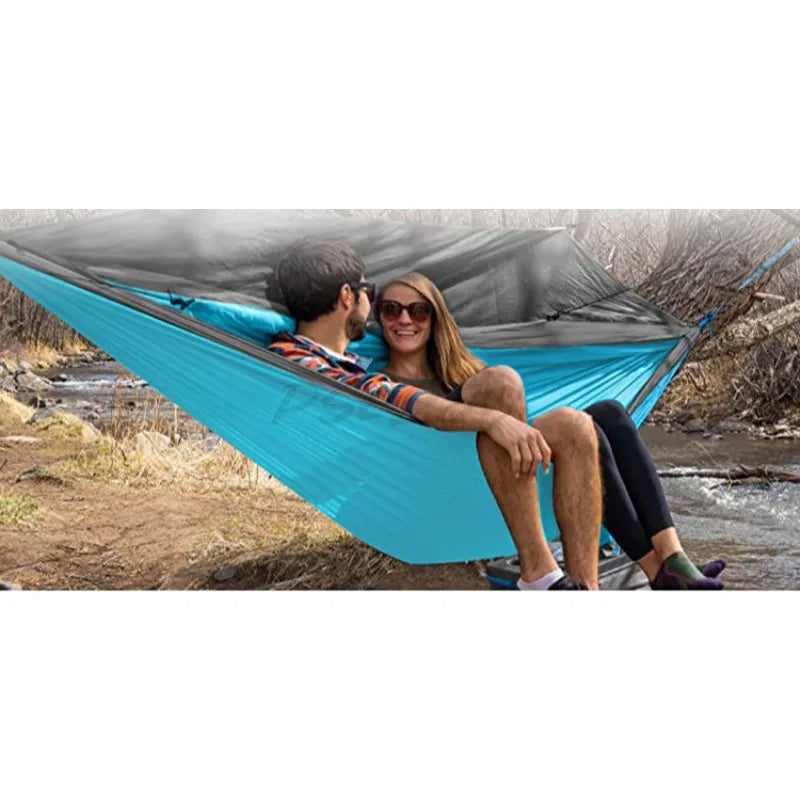 Outdoor Camping Hammock: Portable Parachute for 1-2 People