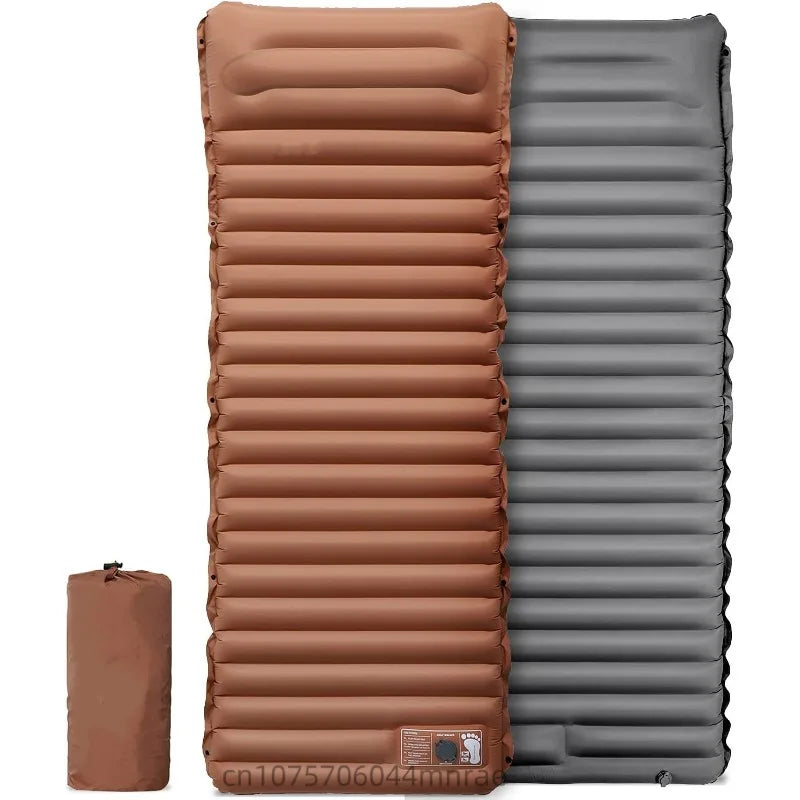 Inflatable Mattress & Camping Pillow - Moisture-Proof Pad