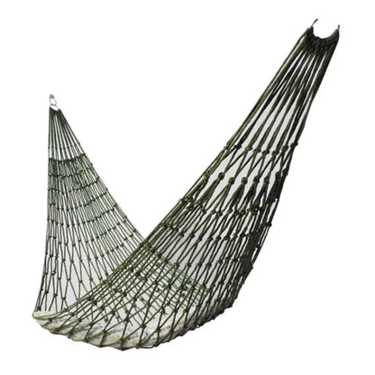 Nylon Rope Meshy Camping Hammock for Outdoor Sleeping Net Bed with Rope Portable Camping Garden Beach Yard Travel Swing Hanging Bed