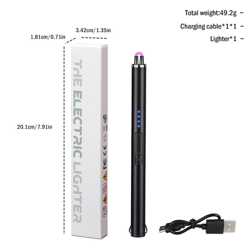 Windproof Electric Lighter - Portable Flameless Type-C 2025