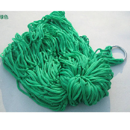 Outdoor Camping Hammock: Portable Mesh Swing with Tree Straps