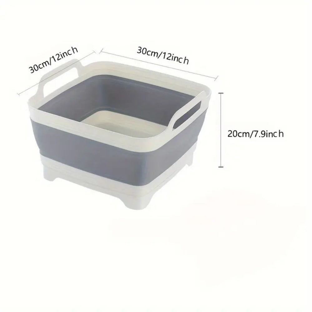 Square Folding Basin: Portable Kitchen & Camping Washbasin