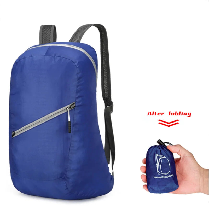 Backpack: Portable Foldable Travel Backpack - Waterproof & Unisex