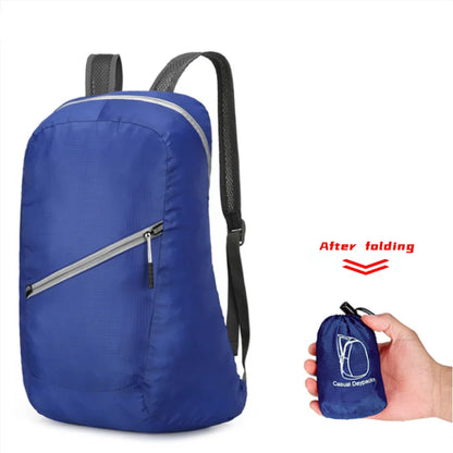 Backpack: Portable Foldable Travel Backpack - Waterproof & Unisex