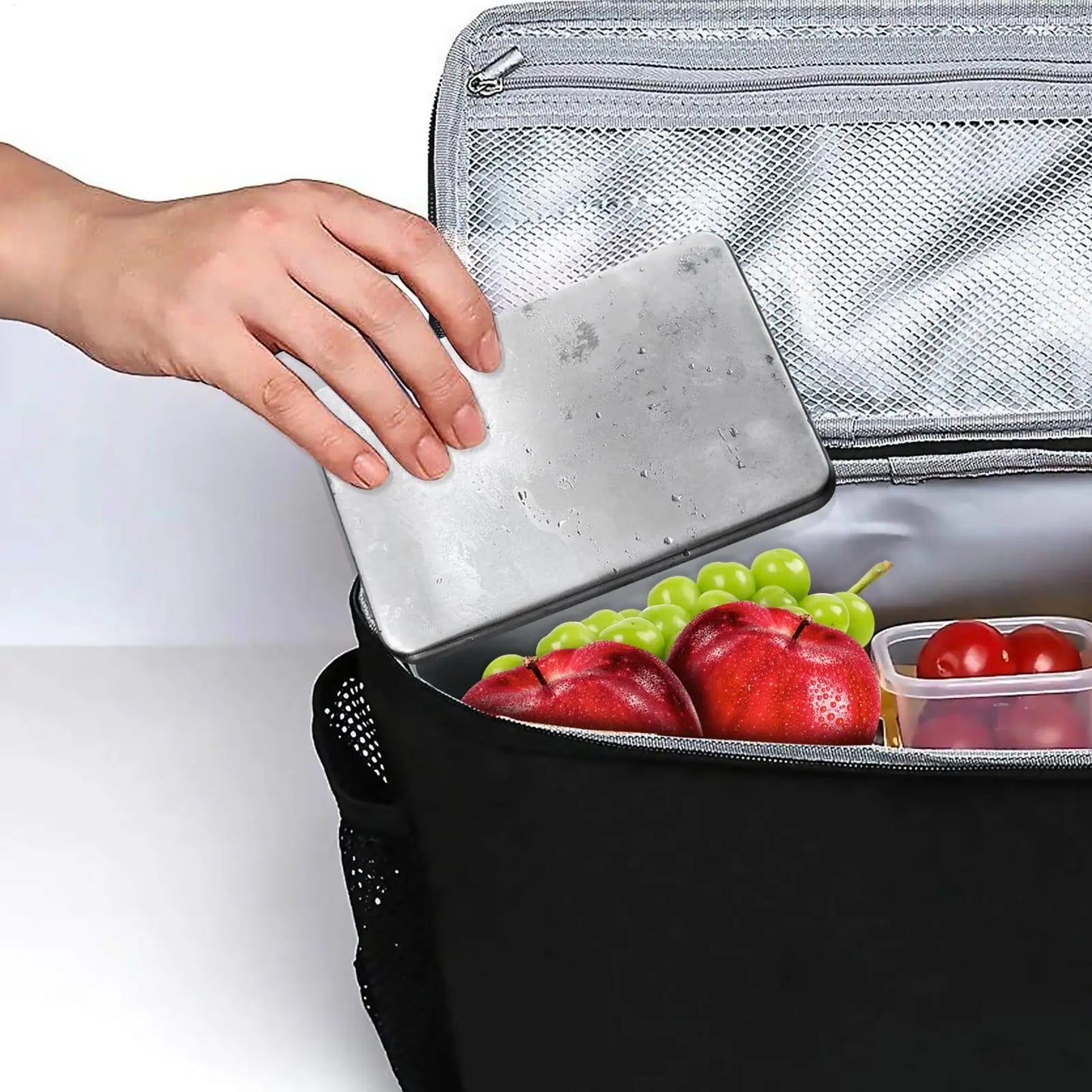 Ice Packs for Lunch Boxes Stainless Steel Cold Packs Long Lasting Quick Freeze Reusable Cooler Camping Kitchen Accessories