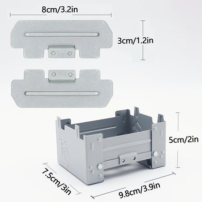 Camping Stove: Alcohol Solid Fuel - Portable BBQ & Camping Essential