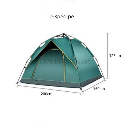 Camping Tent: Automatic Quick-Open Tent - Thickened, Sunscreen, Rainproof