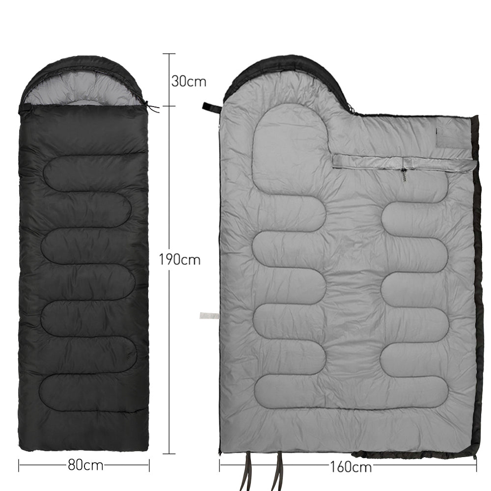 Camping Sleeping Bag 4 Season Lightweight Mummy Warm Outdoor