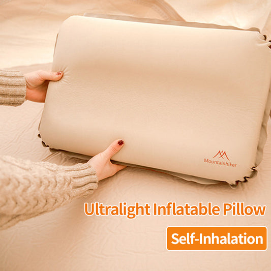 Camping Air Pillow: Ergonomic Self-Inflating Travel Comfort